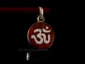 PA382 Pendentif Argent Massif Om