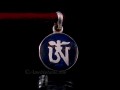PA383 Pendentif Argent Massif Om