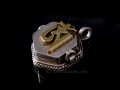PA386 Pendentif Argent Massif Ghau Om
