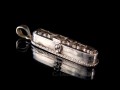 PA388 Pendentif Argent Massif Ghau Mantra Tibétain