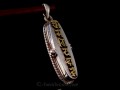 PA389 Pendentif Argent Massif Ghau Mantra Tibétain
