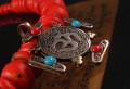 PD02 Pendentif Om Tibétain Sanskrit Mandala 