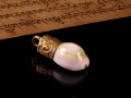 PD68 Pendentif Tibétain Porcelaine