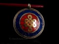 PD80 Pendentif Om Noeud Sans Fin