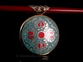 PD86 Pendentif Tibétain Dorje Yeux de Bouddha