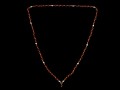 CA08 Collier Tibétain Argent Massif Perle de Rudraksha
