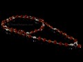 CA08 Collier Tibétain Argent Massif Perle de Rudraksha