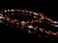 CA08 Collier Tibétain Argent Massif Perle de Rudraksha