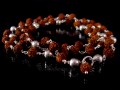 CA08 Collier Tibétain Argent Massif Perle de Rudraksha