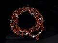 CA08 Collier Tibétain Argent Massif Perle de Rudraksha
