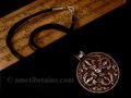 CA13 Collier Tibétain Argent Massif Dorje
