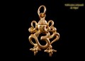 POr02 Pendentif Or 14 Carats Om Ganesh