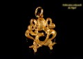 POr02 Pendentif Or 14 Carats Om Ganesh