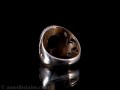 BA143 Bague Tibétaine Argent Massif Lapis Lazuli. Taille 56