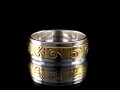 BA151 Bague Argent Massif Laiton Mantra Dorje Vajra