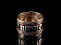 BA155 Bague Argent Massif Mantra Tibétain Om Mani Padme Hum