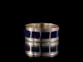 BA160 Bague Tibétaine Argent Massif Lapis Lazuli