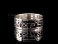 BA191. Bague Argent Massif Mantra Tibétain Om Mani Padme Hum