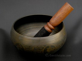 BC71 Bol Chantant Mantra Noeud Sans Fin