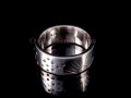 BA188. Bague Tibétaine en Argent Massif avec des Soleils
