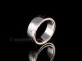 BA188. Bague Tibétaine en Argent Massif avec des Soleils