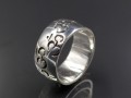 BA215 Bague Argent Massif Om