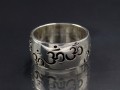BA215 Bague Argent Massif Om