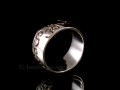 BA215 Bague Argent Massif Om