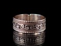 BA240 Bague Tibétaine Argent Massif Réglable