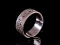 BA240 Bague Tibétaine Argent Massif Réglable