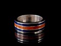 BA241 Bague Tibétaine Argent Massif. Taille 58