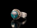 BD57 Bague Tibétaine Yeux de Bouddha. Taille 62