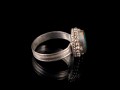 BD57 Bague Tibétaine Yeux de Bouddha. Taille 62