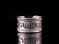 BD63 Bague Mantra Tibétain Om Mani Padme Hum