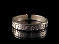 BD70 Bague Mantra Tibétain Om Mani Padme Hum