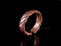 BD78 Bague Tibétaine Cuivre Laiton