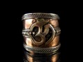 BD95 Bague Tibétaine 3 Métaux Om