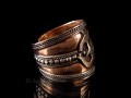 BD95 Bague Tibétaine 3 Métaux Om