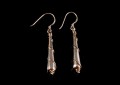 BdOA42 Boucles d’Oreille Tibétaines Argent Massif