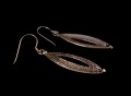 BdOA46 Boucles d’Oreille Tibétaines Argent Massif