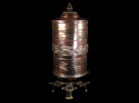 RP61 Roue à Prières Tibétaine Mantra Astamangala Dorje