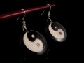 BdOD03 Boucles d’Oreille Tibétaines Yin Yang