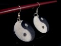 BdOD04 Boucles d’Oreille Tibétaines Yin Yang
