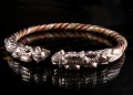 BRA08 Bracelet Dragon 3 Métaux: Argent, Laiton et Cuivre 
