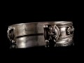 BRA39 Bracelet Tibétain Argent Massif Mantra Bouddhiste