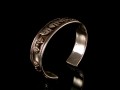 BRA39 Bracelet Tibétain Argent Massif Mantra Bouddhiste