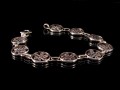 BRA63 Bracelet Tibétain Argent Massif Noeud Sans Fin