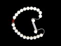 BrMala184 Bracelet Mala Conque Cornaline