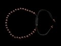 BrMala196 Bracelet Mala Bois de Rose 6 mm