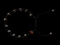 BrMala212 Bracelet Shambhala Os de Buffle